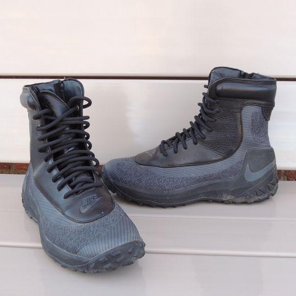 Nike Zoom Kynsi Boots 806978-001 Women's Size 6.5 Black Waterproof - Picture 1 of 7